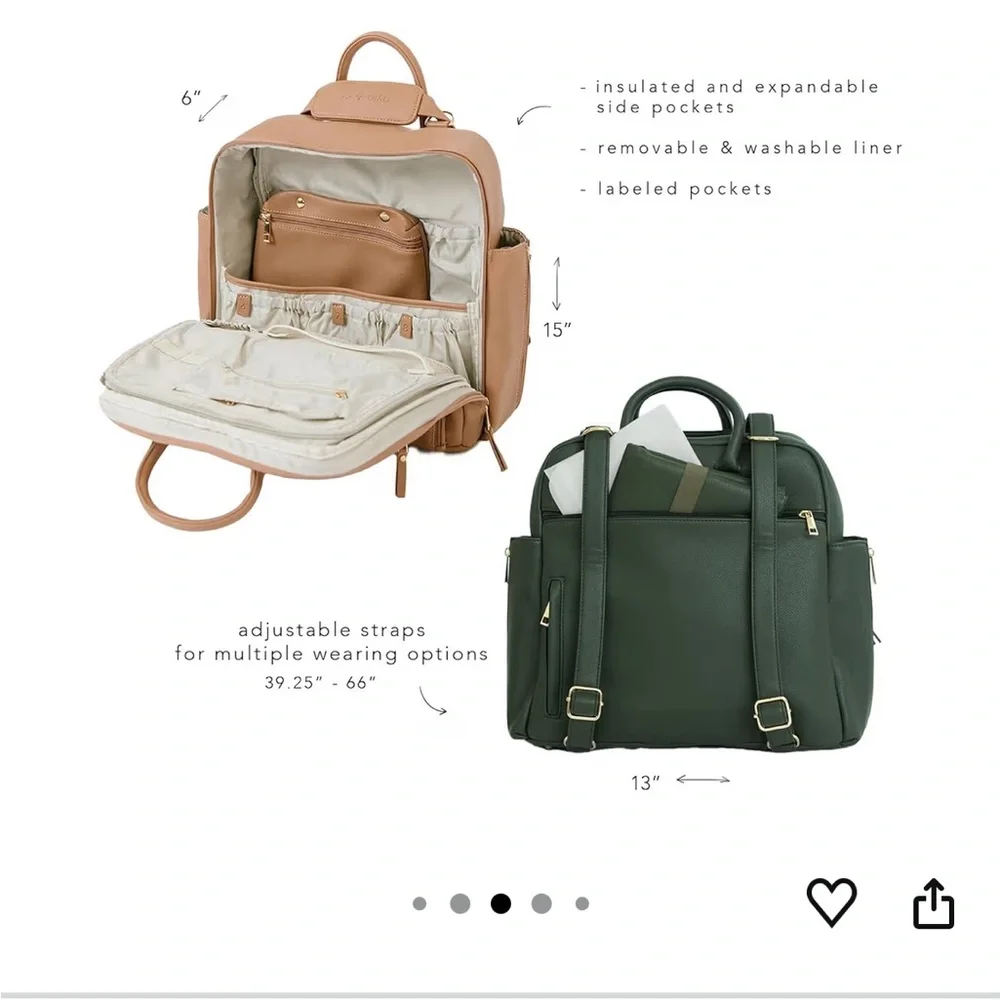 Ayla & co full size diaper bag FIRM
